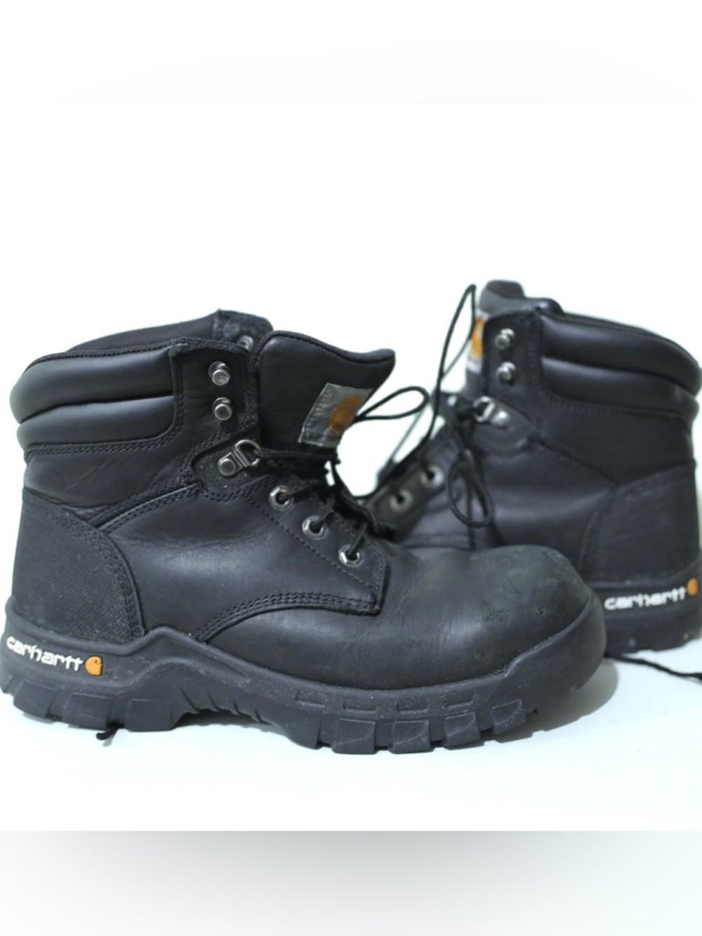 Carhartt Women's Rugged Flex 6” Comp Toe Waterproof Safety Boots Black Size 10